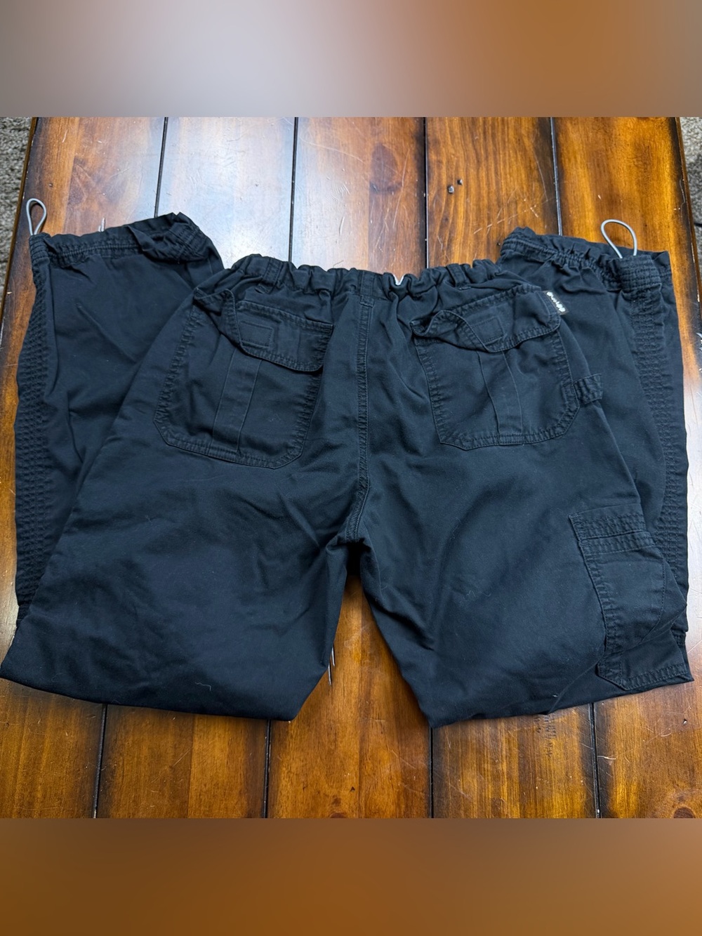 koi Black Women’s Utility Cargo Pants with Drawstring - Picture 2 of 9